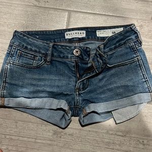 Pacsun bullhead roll up shorts